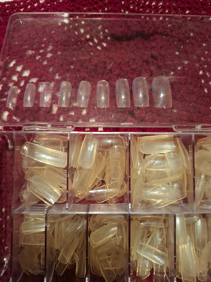 Tırnak tipsi şeffaf - Görsel 2