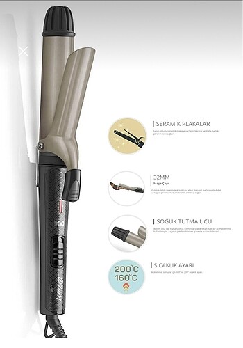 Arzum Ar5028 Lisa Xl 32mm maşa