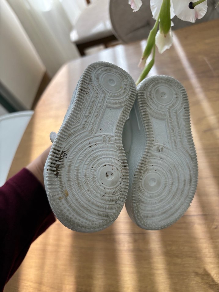 Beyaz Erkek Çocuk Spor Ayakkabı Velcro - Görsel 3