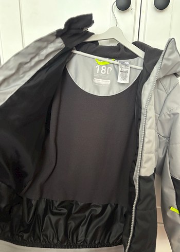 Decathlon Wedze Çocuk Kayak Montu Gri - Görsel 4