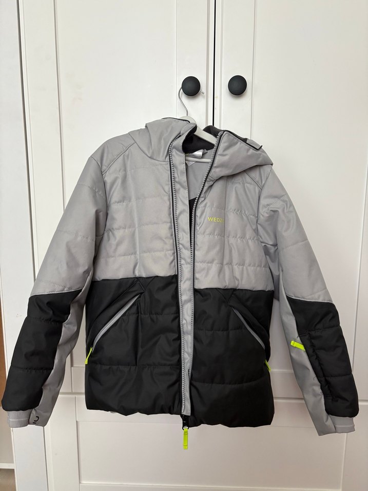 Decathlon Wedze Çocuk Kayak Montu Gri - Görsel 2