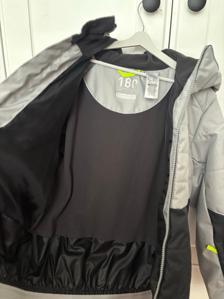 Decathlon Wedze Çocuk Kayak Montu Gri - Görsel 4