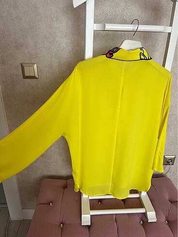 40 Beden Sarı neon gömlek
