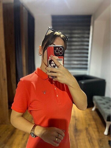 Gant GANT NAR ÇİÇEĞİ ORİJİNAL LACOSTE YAKA ELBİSE