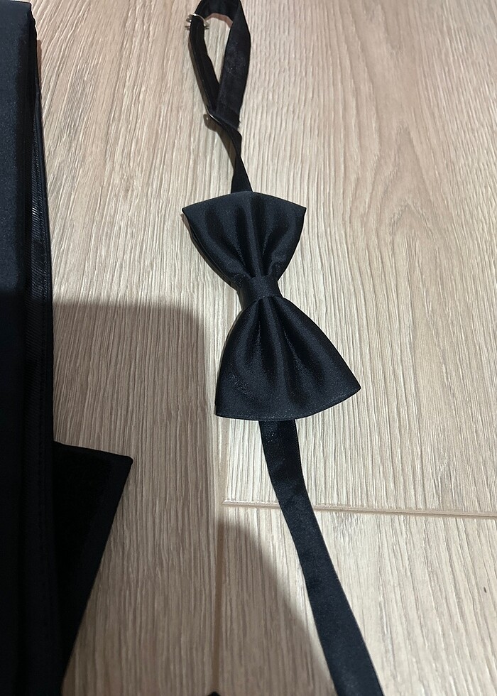 Siyah papyon ve kuşak - Görsel 3