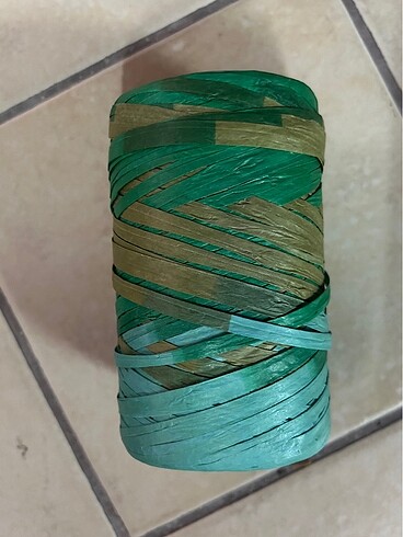 Multicolor renkli rafya ip