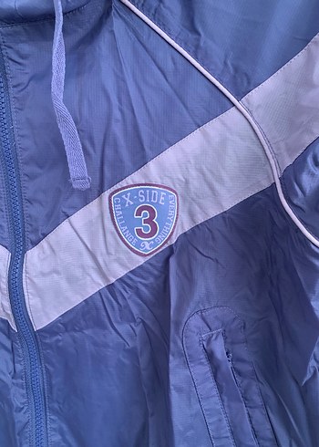 LC Waikiki Vintage Mor Kapüşonlu Fermuarlı Spor Ceket