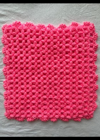 Pembe Örgü Banyo Lifi