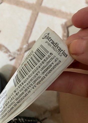 Stradivarius Zincir Detaylı Siyah Ekose Deri Kadın Çanta