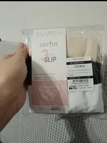 3 lü çamaşır sıfır marka kalite#Suwen
