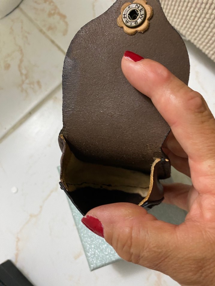 Bohem Tarzda Kahverengi Deri Erkek Cüzdanı - Görsel 3