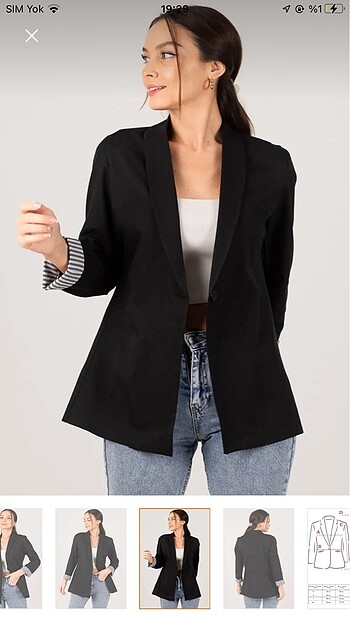 s Beden blazer ceket