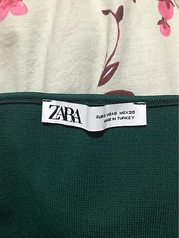 s Beden Zara triko crop top