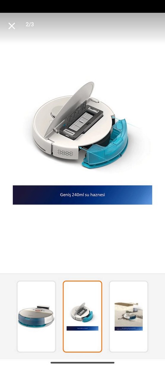 Philips Akıllı Robot Süpürge - Görsel 3