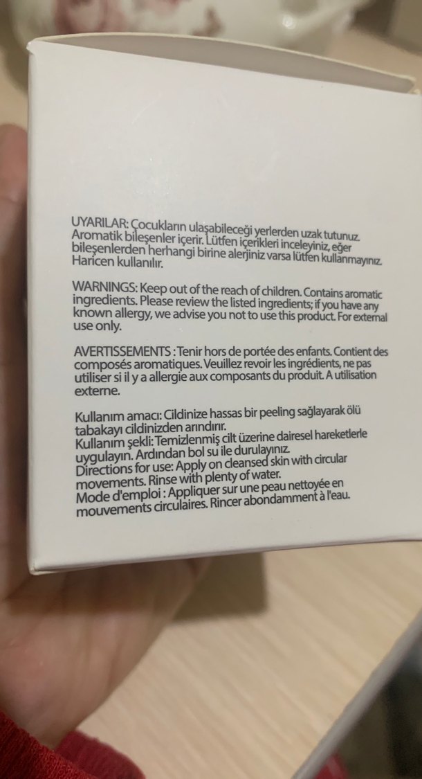 Organik Yaseminli Diatom Toprağı Peeling 100ml - Görsel 2