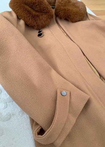 Kahverengi Kürklü Mini Mont - Görsel 2