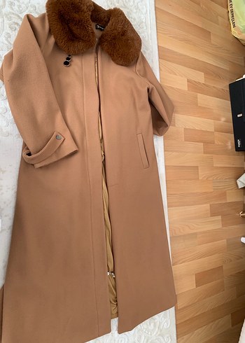 Kahverengi Kürklü Mini Mont - Görsel 3