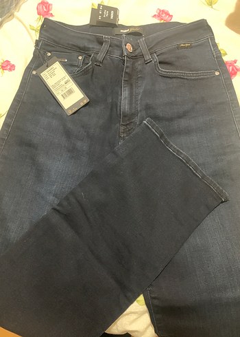 Lacivert Kadın Kot Pantolon - Görsel 2