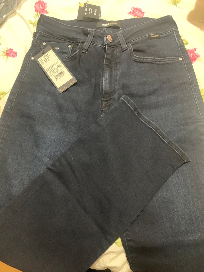 Lacivert Kadın Kot Pantolon - Görsel 2