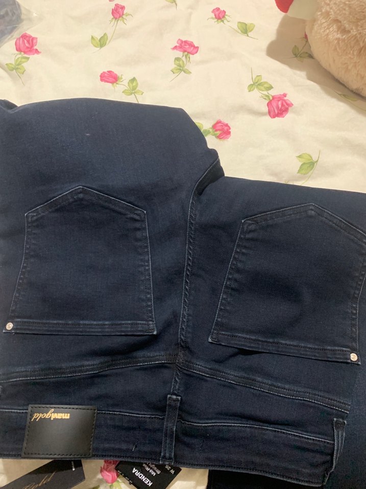 Lacivert Kadın Kot Pantolon - Görsel 5