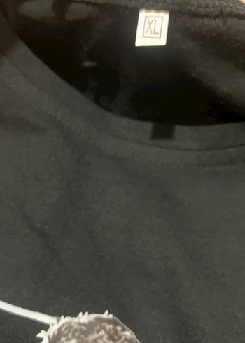 Siyah Baskılı Erkek Tişört - Görsel 3