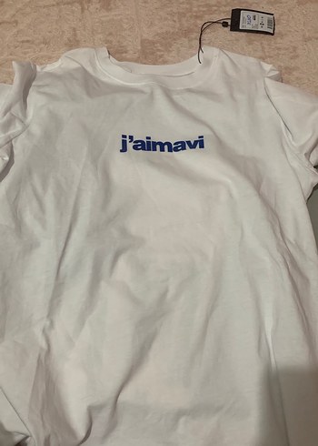 Mavi marka Beyaz Baskılı Denim Kadın Tişört - Görsel 2