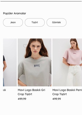 Gri Oversize Kadın Tişört MAVİ - Görsel 2