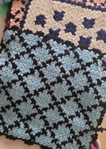 Renkli Örgü Banyo Süngeri Seti - Görsel 3