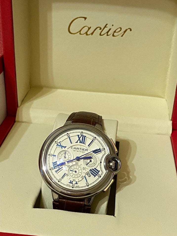 Cartier ballon bleu Modern Klasik Erkek Saati - Görsel 3