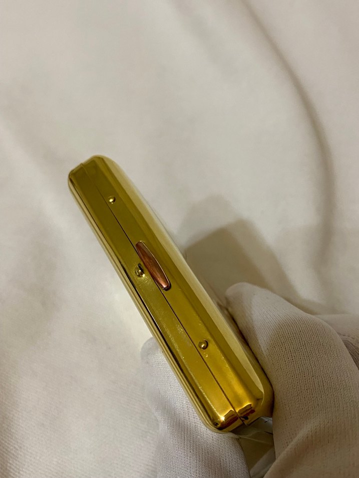 Parlak Altın Renkli Vintage pirinç tabaka - Görsel 4