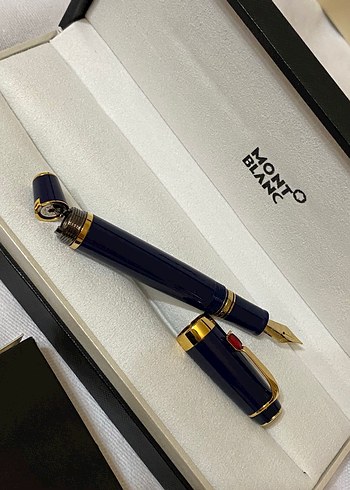 Montblanc Koyu Mavi Dolma Kalem