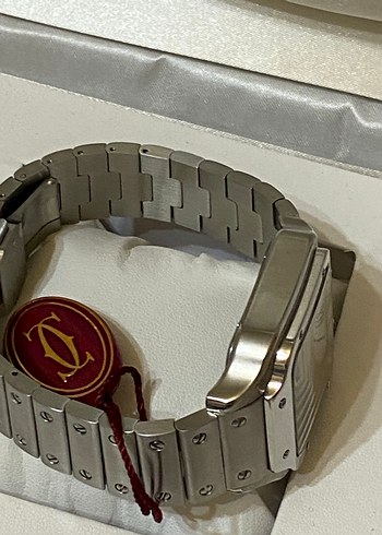 Cartier Klasik Erkek Beyaz Kol Saati - Görsel 7