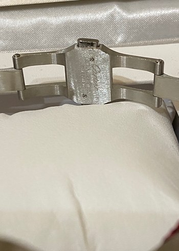 Cartier Klasik Erkek Beyaz Kol Saati - Görsel 3