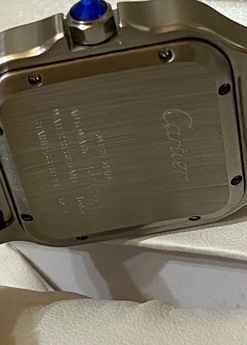 Cartier Klasik Erkek Beyaz Kol Saati - Görsel 4