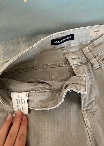 s Beden gri Renk Gri Regular Fit Denim Erkek Pantolon