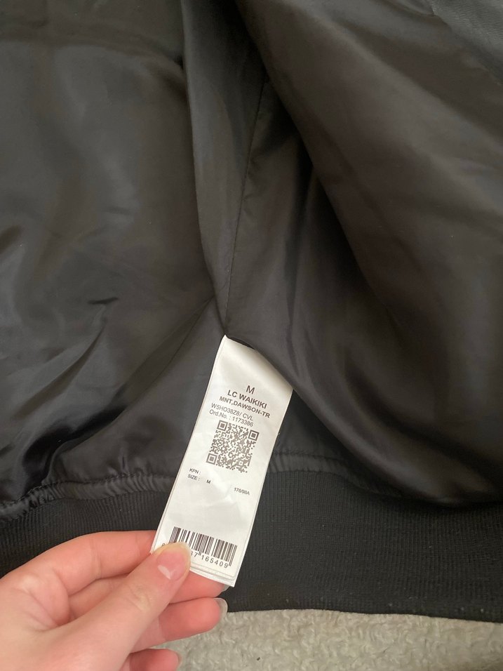 Erkek Deri Siyah Fermuarlı Ceket - Görsel 5