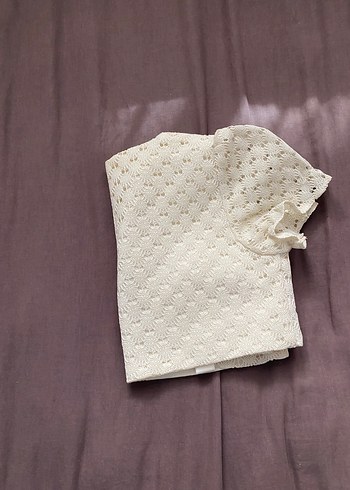 Kısa Kollu Dantel Bolero - Görsel 3