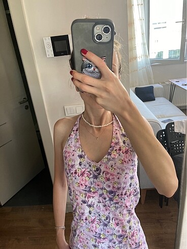 xs Beden Mango Cicekli Elbise