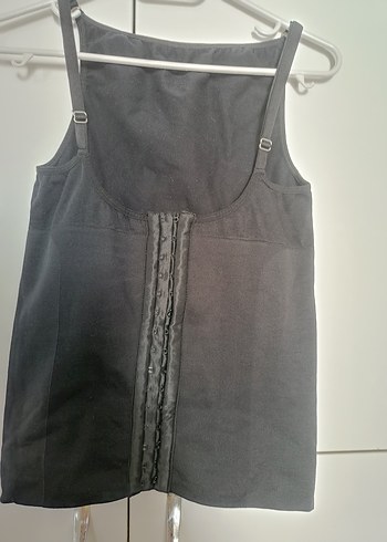 Siyah Düz Desenli Agraflı Miorre Korse. - Görsel 2