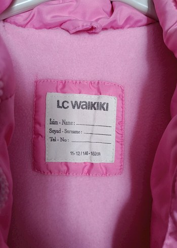 Kız Çocuk Pembe Kürklü Kapüşonlu Mont - Görsel 2