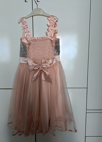 Pullu Kız Çocuk Elbisesi - Görsel 2