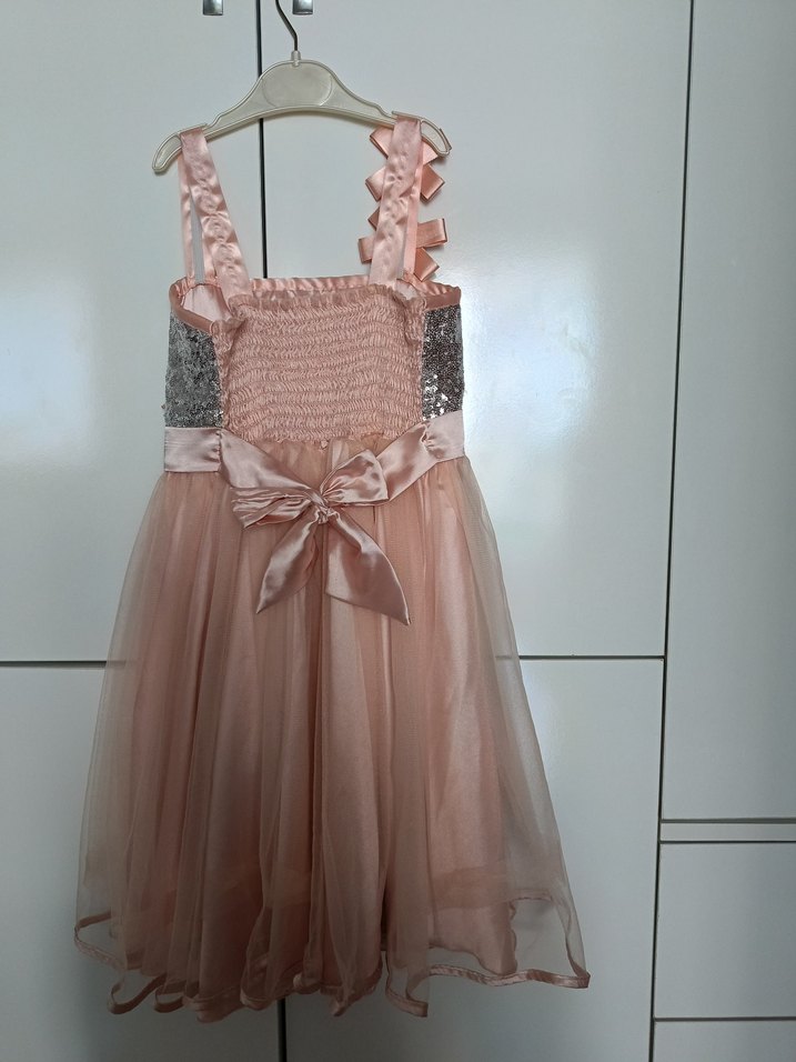 Pullu Kız Çocuk Elbisesi - Görsel 2