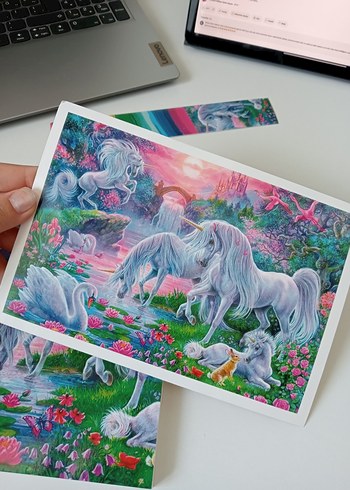 Unicorn Temalı defter - Görsel 6