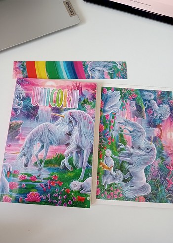Beden Unicorn Temalı defter