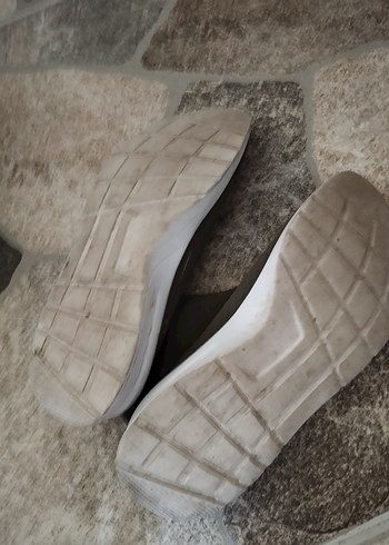 36 Beden kahverengi Renk yeşil Kadın Dolgu Topuklu Spor Ayakkabı