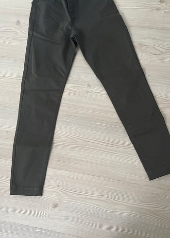 LC Waikiki Kemer Detaylı haki Kadın Skinny Pantolon