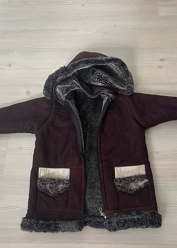 H&M Kürklü Kapüşonlu erkek çocuk Kışlık Ceket