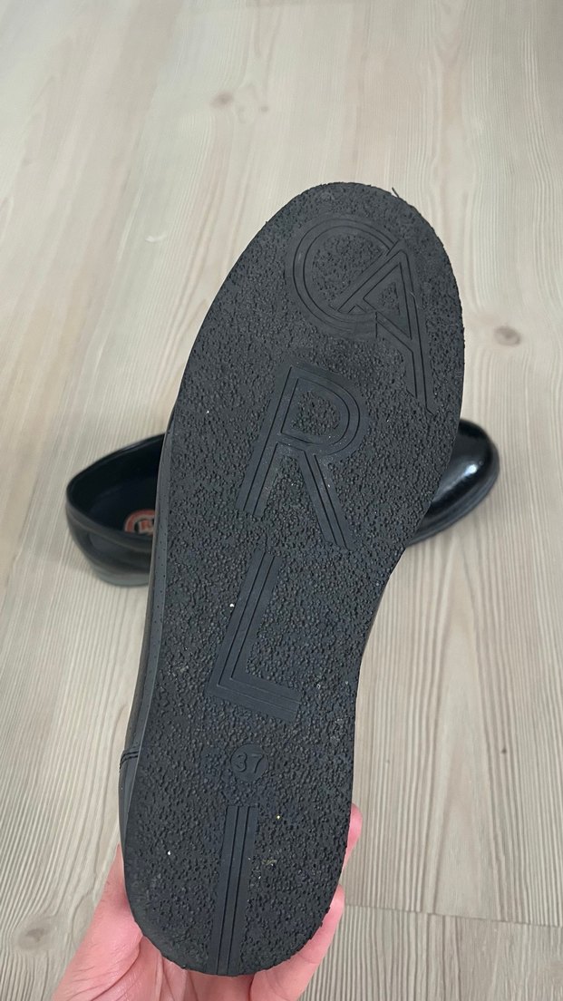 Erkek Siyah Parlak Rugan Klasik Topuklu Ayakkabı - Görsel 4