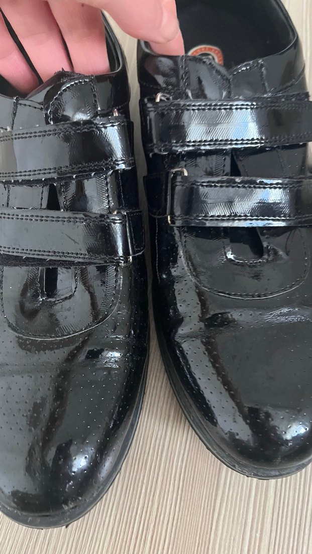 Erkek Siyah Parlak Rugan Klasik Topuklu Ayakkabı - Görsel 2