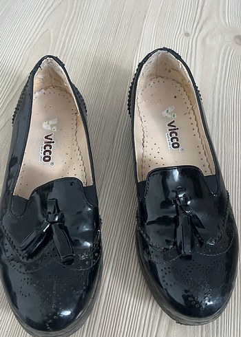 Vicco Siyah kız çocuk Püsküllü Özel Ayakkabı - Görsel 2